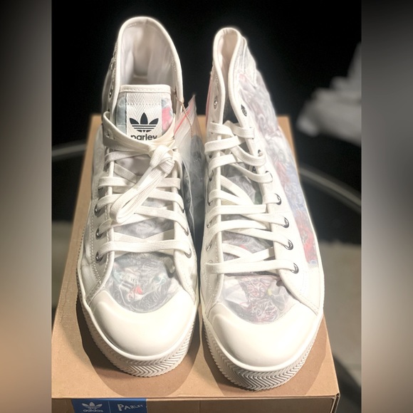 *Brand New* adidas Originals Nizza Parley High Sneakers | Mens Size 11 - Picture 3 of 9